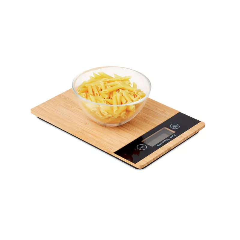 Waga kuchenna cyfrowa z bambusa do 5 kg PRECISE - Drewna (MO6245-40)