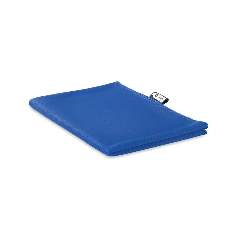 Ręcznik sportowy RPET z workiem 30x80 cm TUKO RPET - Niebieski (MO9918-37)