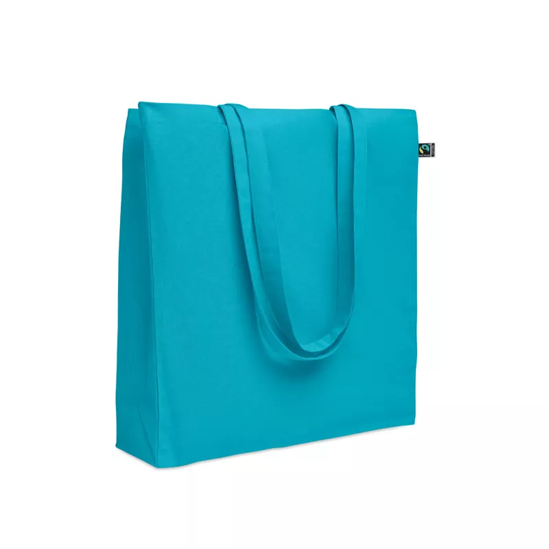 Torba Fairtrade z klinem 180 g/m² OSOLE++ COLOUR - Turkusowy (MO2590-12)
