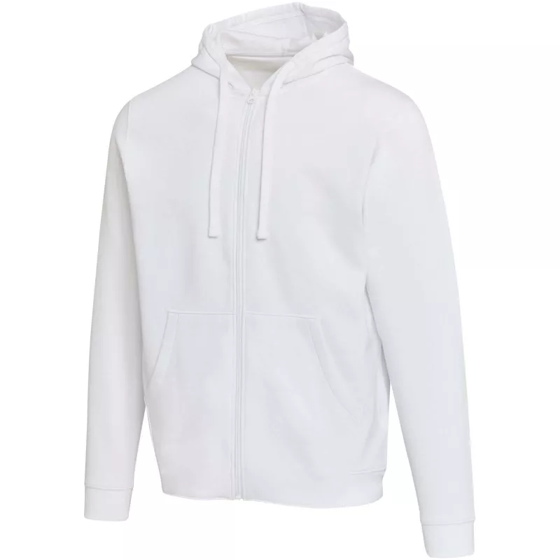 Jasper bluza unisex z kapturem z materiału organicznego pochodzącego z recyklingu z certyfikatem OCS, o gramaturze 280 g/m² - Biały (39666-WHITE)