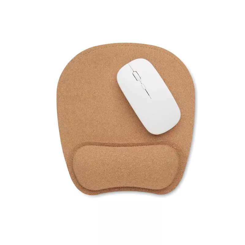 Podkładka pod mysz z korka ergonomiczna MARBO - Bezowy (MO2113-13)