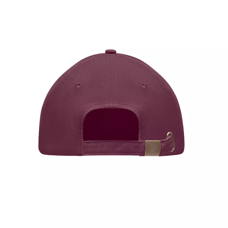 Czapka z daszkiem 6-panelowa 270 g/m² TEKAPO - Burgund (MO9643-02)