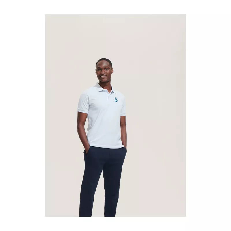 Koszulka polo męska piqué 180 g/m² Sol's PERFECT MEN - Ciemny Szary (S11346-DG)