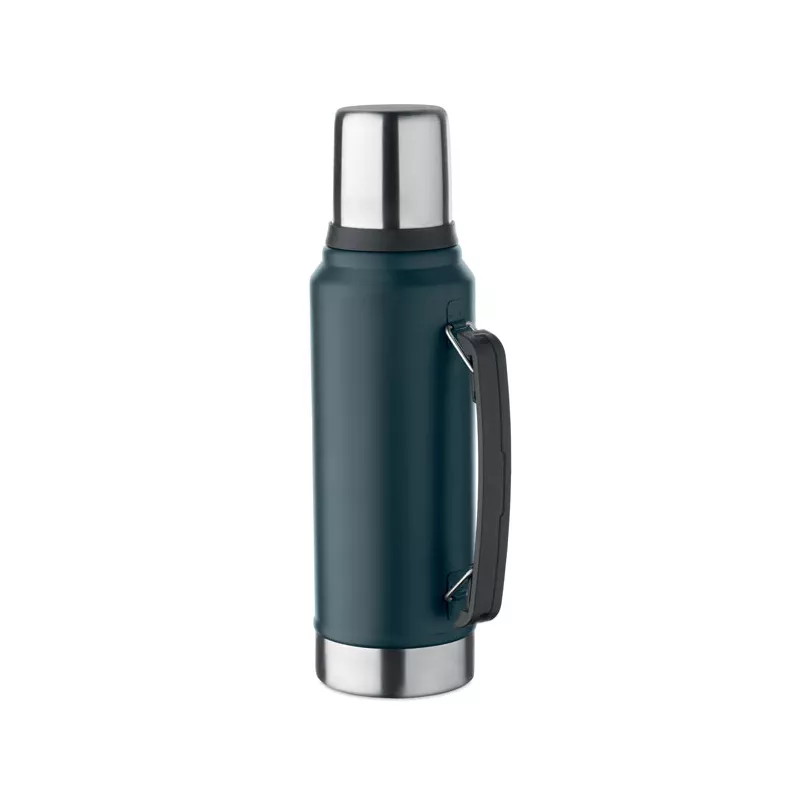 Termos stalowy z kubkiem 1000 ml NYIMA - Francuski Granat (MO2710-85)