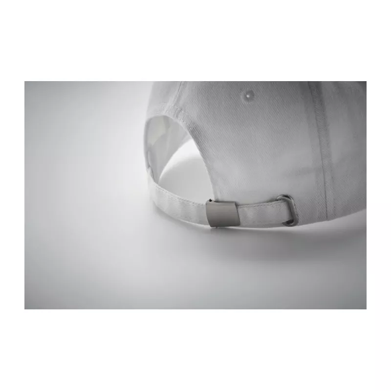 Czapka z daszkiem 5-panelowa 260 g/m² LONG BEACH SINGA - Bialy (MO6875-06)