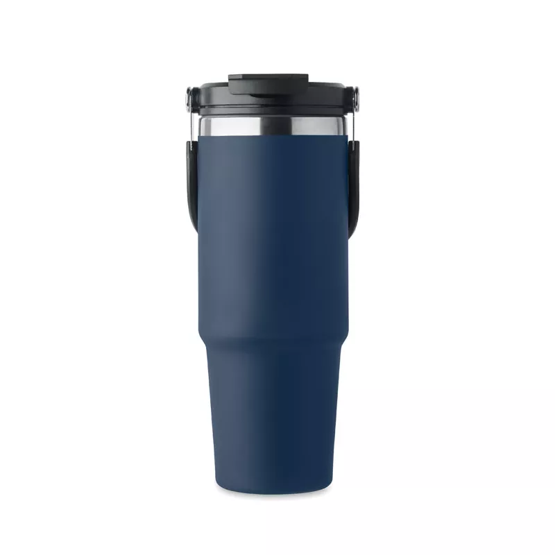 Kubek termiczny ze słomką ze stali 850 ml SUMA HAND - Francuski Granat (MO2561-85)