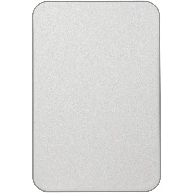Powerbank Avis 10 000 mAh z recyklingowanego aluminium, z wbudowanym magnesem  - Srebrny (12444581)