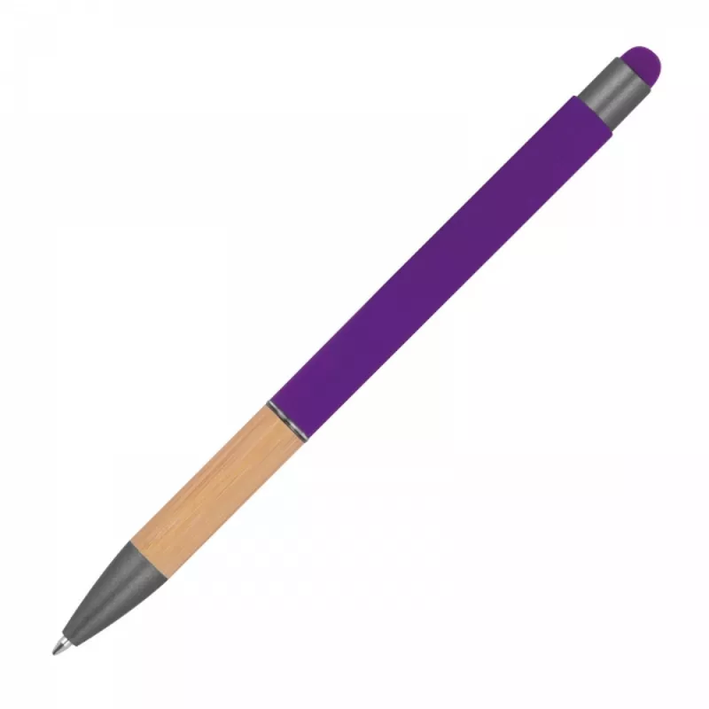 Długopis metalowy touch pen soft touch BRYGIDA - fioletowy (1358112)