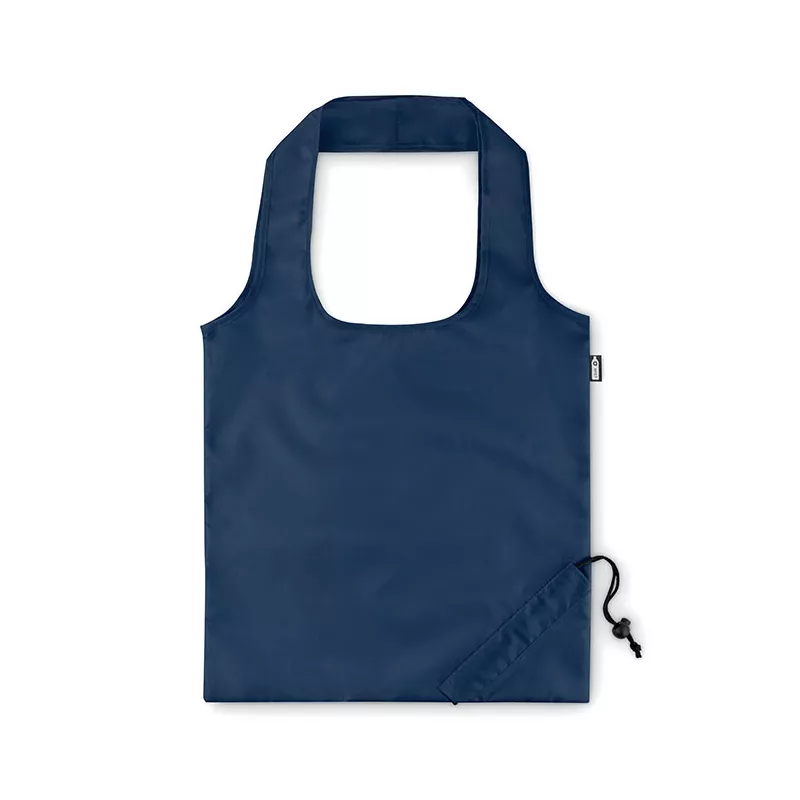 Torba składana z RPET 190T w etui FOLDPET - Francuski Granat (MO9861-85)