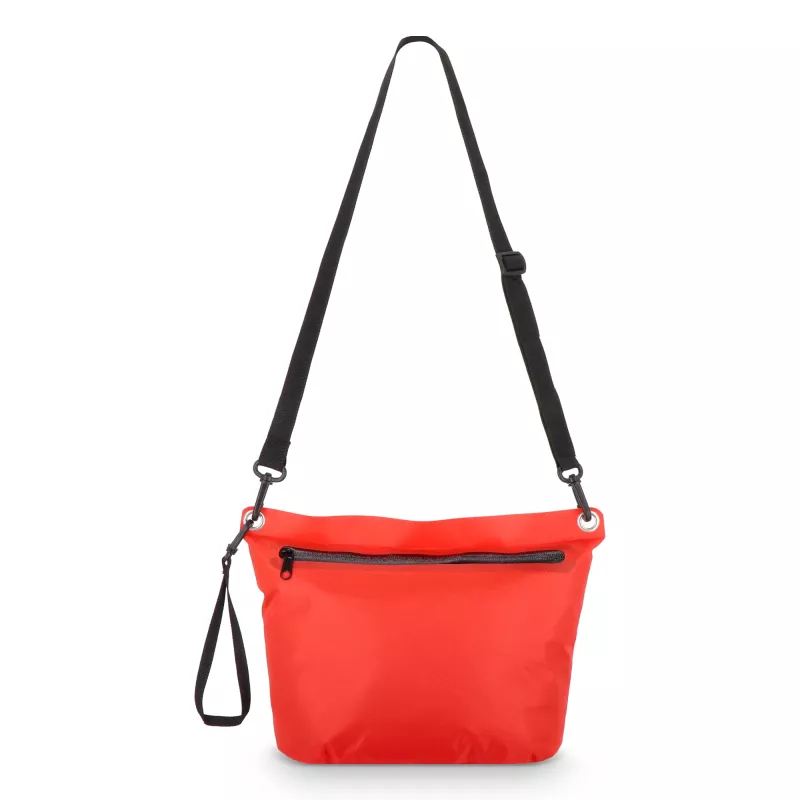 Wodoodporna torba na ramię z ripstopu 33 x 23 x 13 cm - czerwony (LT95344-N0021)