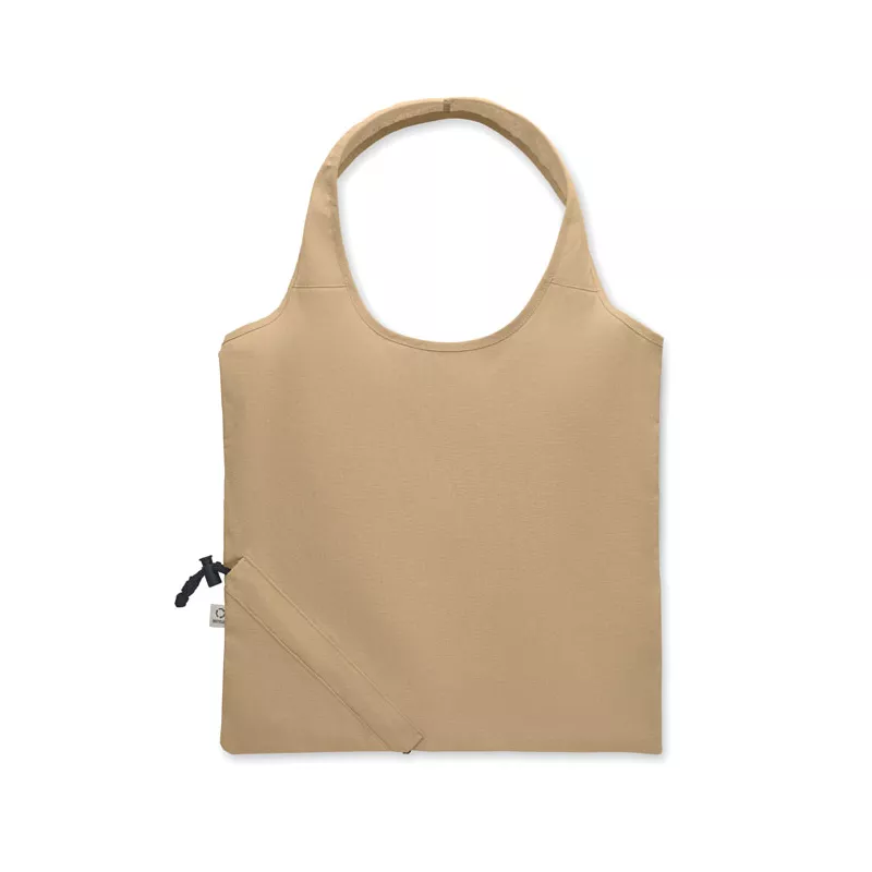 Torba składana z recyklingu 140 g/m² CARRIE COLOUR - Khaki (MO2487-39)