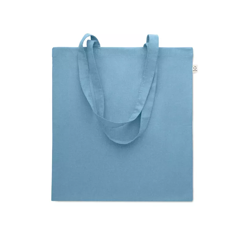 Torba z bawełny z recyklingu 140 g/m² VIVEKA COLOUR - Petrol (MO2302-20)
