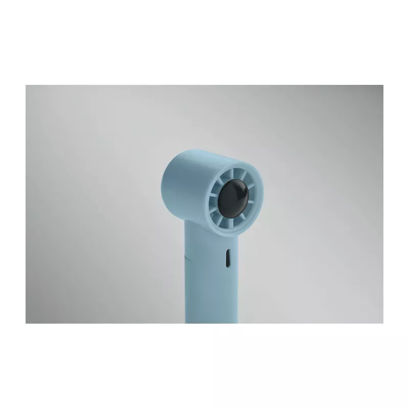 Mini wentylator ręczny z wyświetlaczem 2600 mAh GLACI - Baby Blue (MO2780-66)