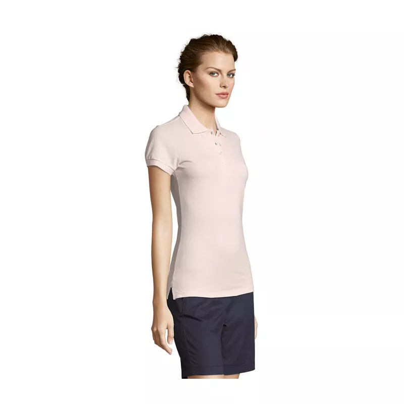 Koszulka polo damska piqué 210 g/m² Sol's PEOPLE - Pale Pink (S11310-PP)