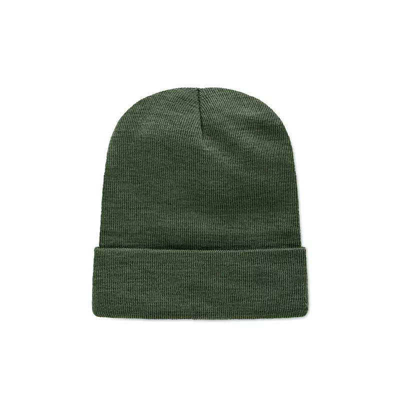 Czapka zimowa unisex z dzianiny RPET CAPNIT - Kamienny Szary (MO2359-15)