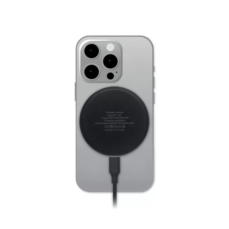 Ładowarka bezprzewodowa 3 w 1 15W WERLIES - Czarny (MO2420-03)