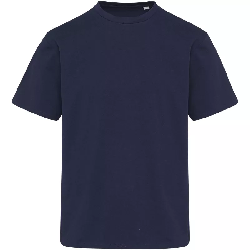 Lucas 280 g/m2 koszulka oversize unisex z bawełny organicznej z certyfikatem OCS  - Granatowy (39562-NAVY)