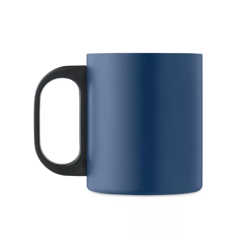 Kubek dwuścienny stalowy z uchwytem 300 ml TANISS - Francuski Granat (MO6600-85)