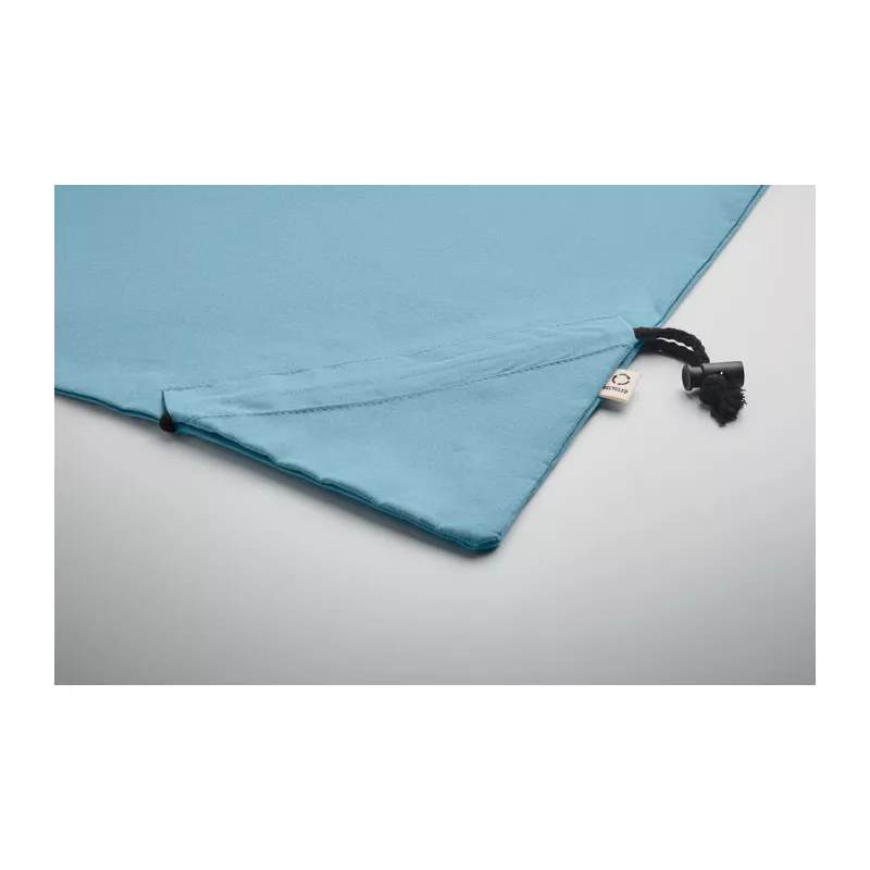 Torba składana z recyklingu 140 g/m² CARRIE COLOUR - Petrol (MO2487-20)