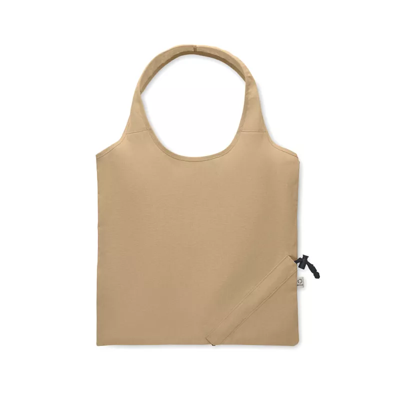 Torba składana z recyklingu 140 g/m² CARRIE COLOUR - Khaki (MO2487-39)
