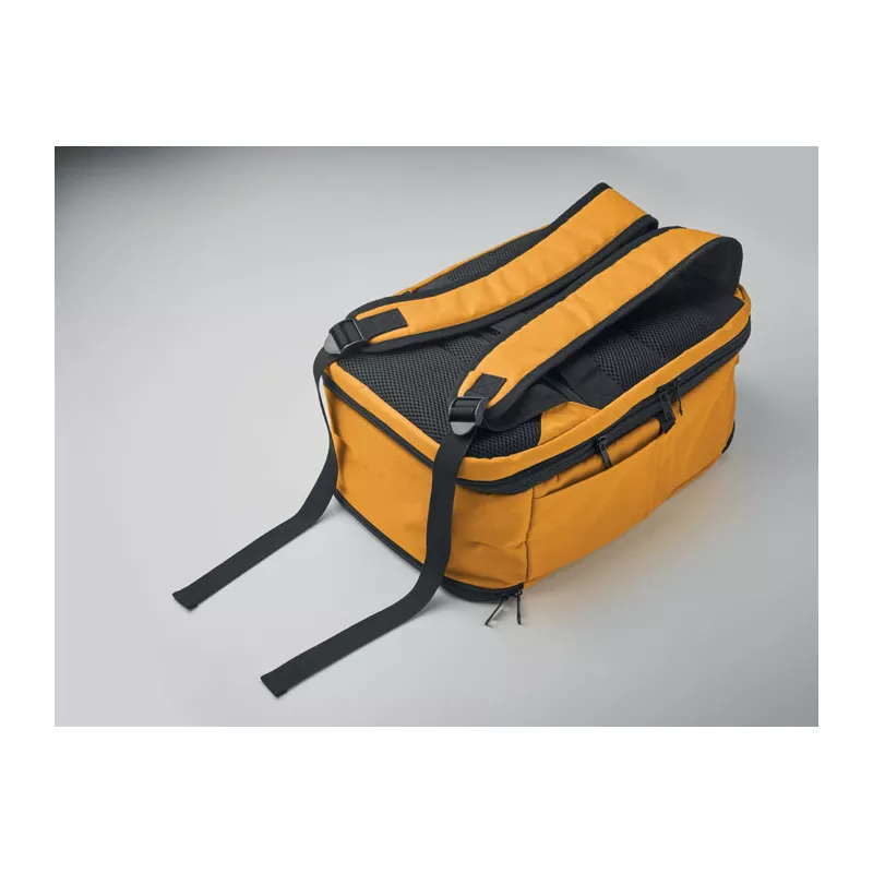 Plecak kabinowy z RPET na laptop 15" FLYSAFE - Ochre (MO2840-78)