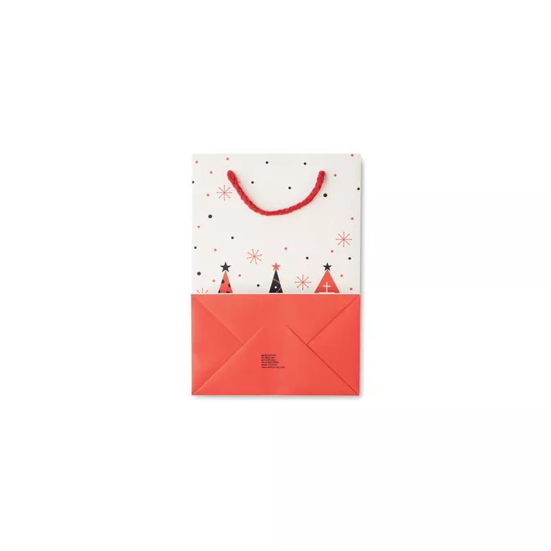 Torba prezentowa papierowa mała 128 g/m² BOSSA SMALL - Bialy (CX1561-06)