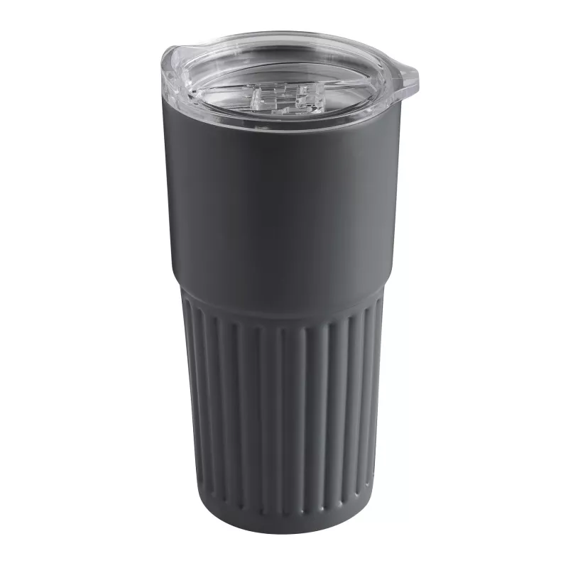 Próżniowy kubek 600 ml WAVE LINE - szary (56-0304714)