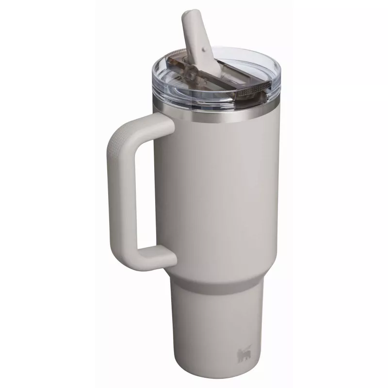 Stanley Quencher® ProTour 1180 ml termoizolowany kubek ze słomką, wykonany z recyklingowanej stali nierdzewnej  - Szary (10097982)