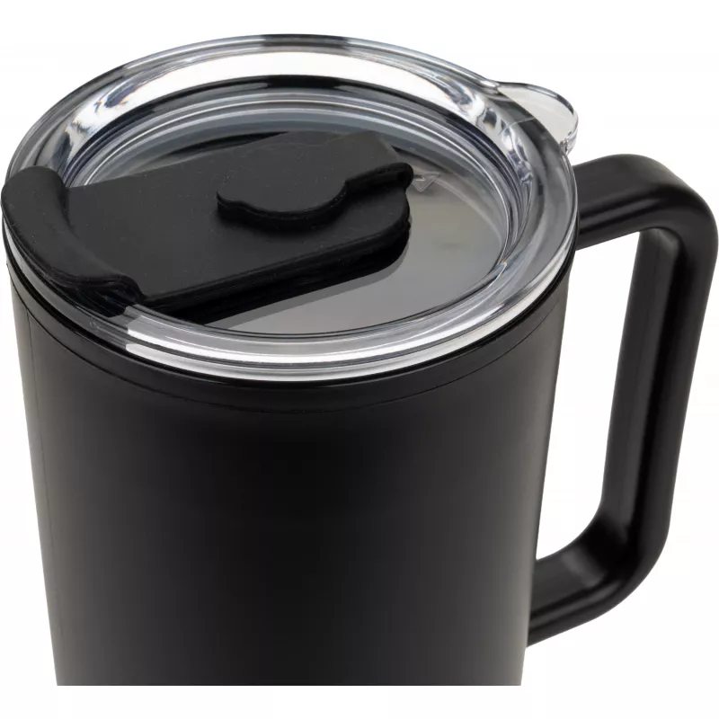 Kubek ze słomką XXL 1200 ml TEODORA - czarny (8468603)