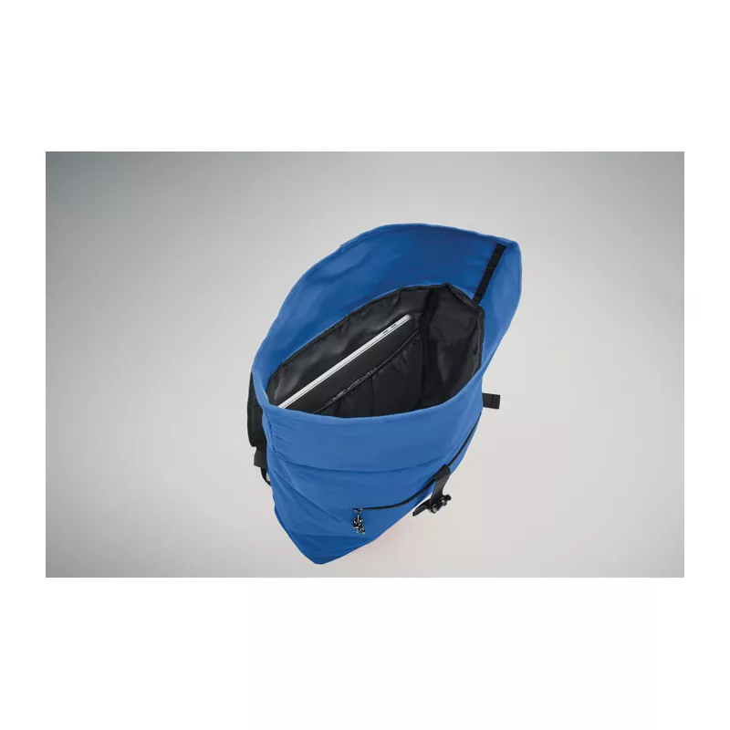Plecak rolltop na laptop 15" z poliestru 600D IREA - Niebieski (MO2170-37)