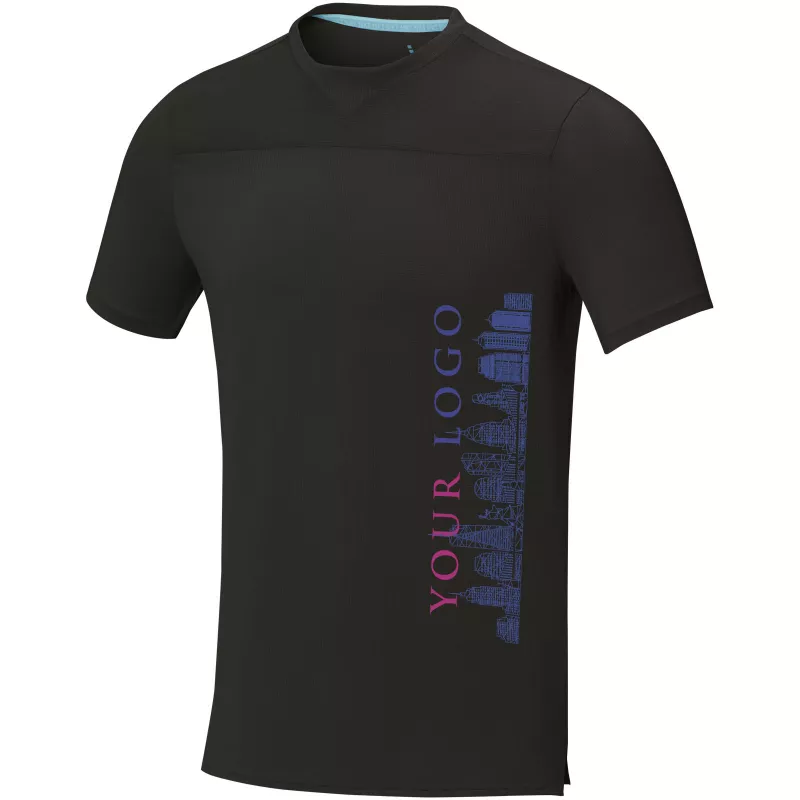 Borax luźna koszulka męska z certyfikatem recyklingu GRS - Czarny (37522-BLACK)