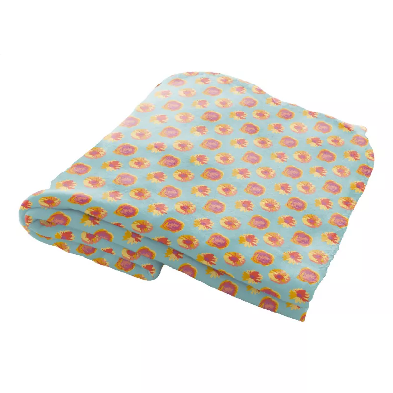 CreaFleece personalizowany koc polarowy RPET - biały (AP716970)