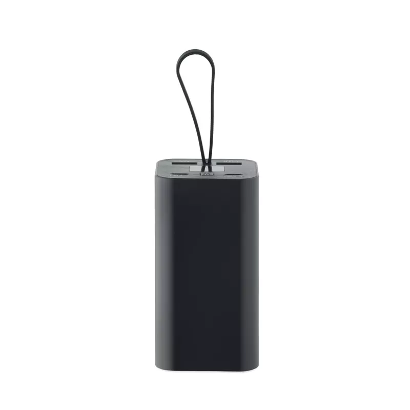 Powerbank aluminiowy 20 000 mAh PD 65W VOIMA - Czarny (MO2943-03)