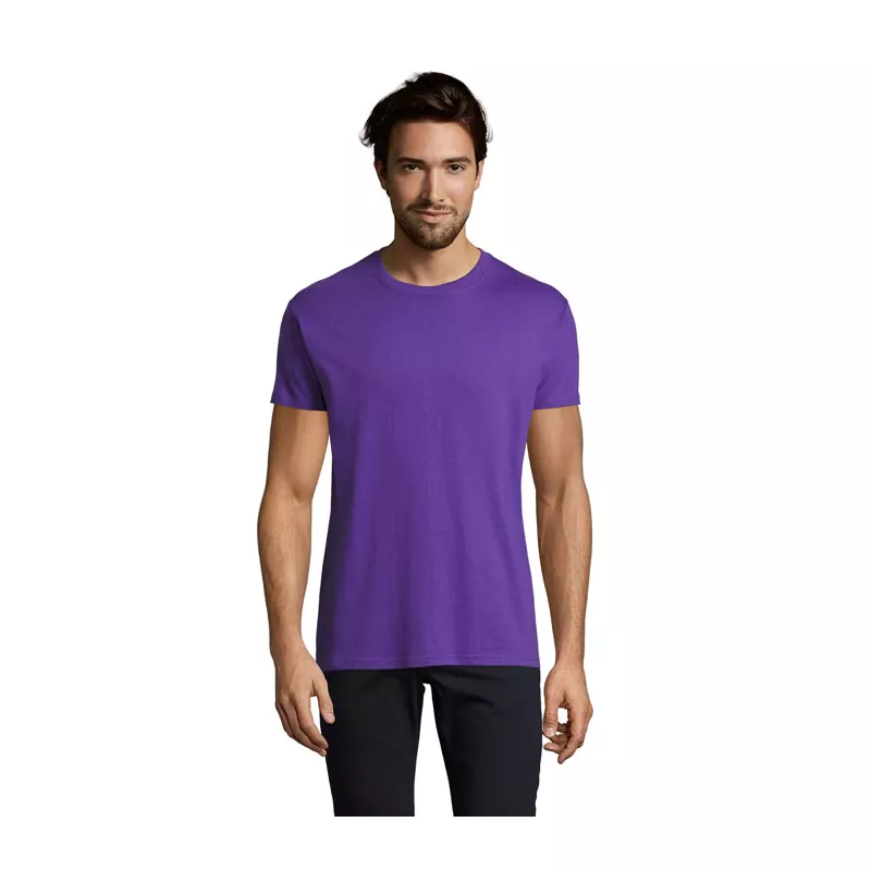 Koszulka męska bawełniana 190 g/m² Sol's IMPERIAL - Dark Purple (S11500-DA)