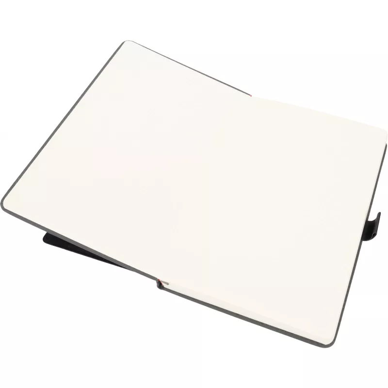 Notatnik A5 w linie z wizytownikiem MARTIN - ciemnoszary (2008877)