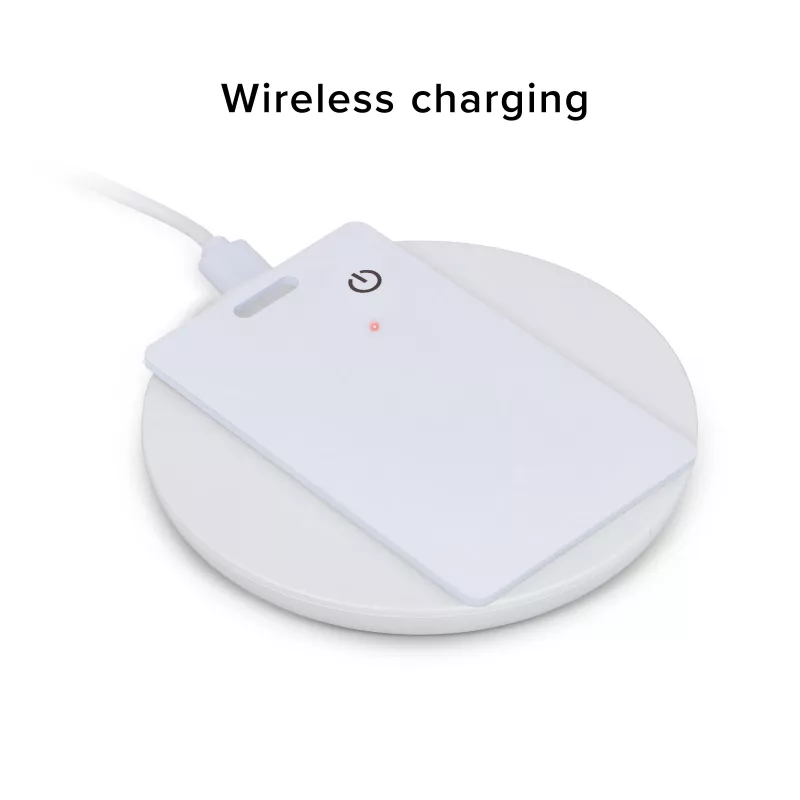 Xoopar ICE-Card Ultra-cienka karta śledząca z możliwością ładowania - biały (LT41801-N0001)