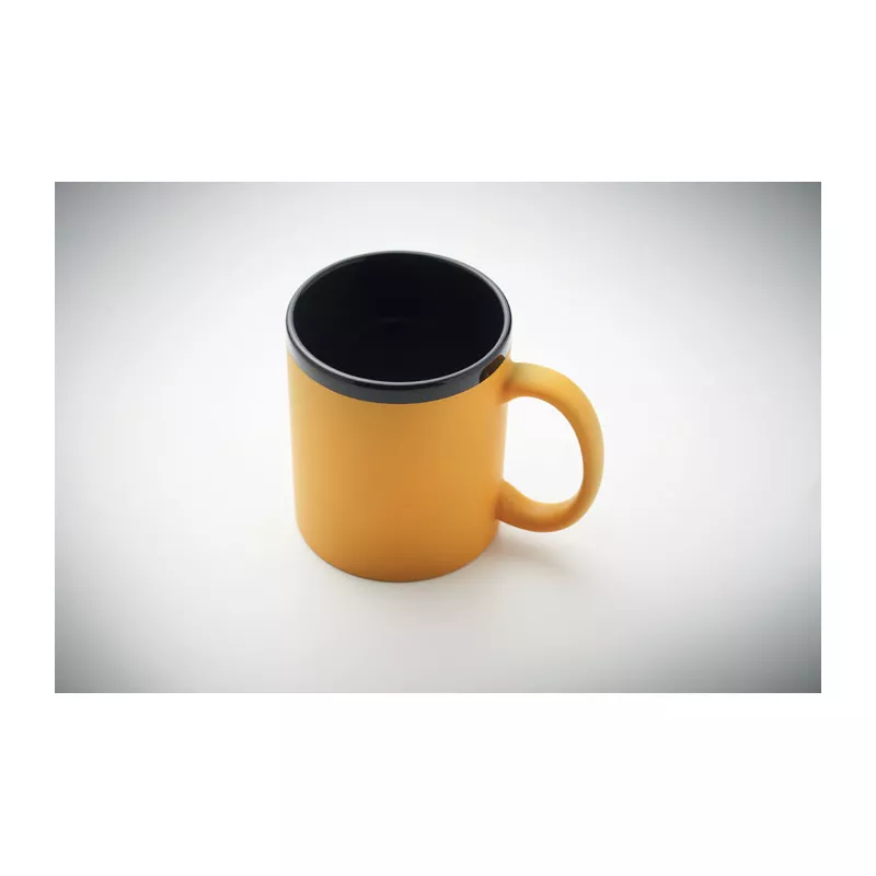 Kubek ceramiczny soft touch 300 ml RUBY - Zólty (MO2719-08)