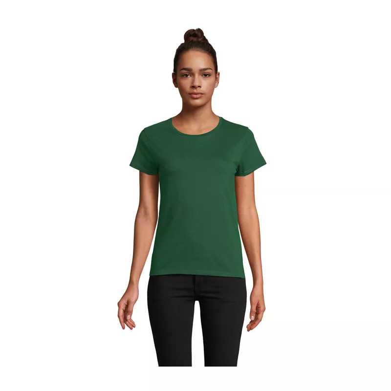 Koszulka organiczna 175 g/m² Sol's PIONEER WOMEN - Ciemno-Zielony (S03579-BO)