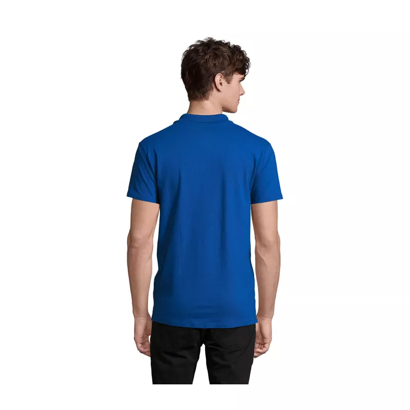 Koszulka polo męska piqué 210 g/m² Sol's SPRING II - Niebieski (S11362-RB)