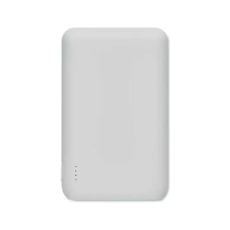 Powerbank 5000 mAh z ABS z recyklingu POWER52C - Bialy (MO2279-06)