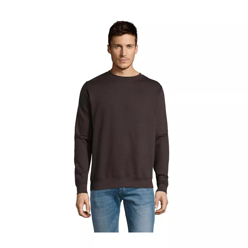 Bluza unisex klasyczna 280 g/m² Sol's NEW SUPREME - Deep Charcoal Grey (S13250-DE)