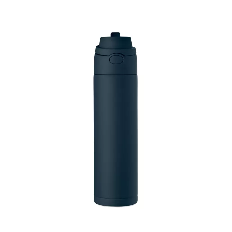 Butelka termiczna ze słomką 2 w 1 500 ml TOIEN TWO - Francuski Granat (MO2988-85)