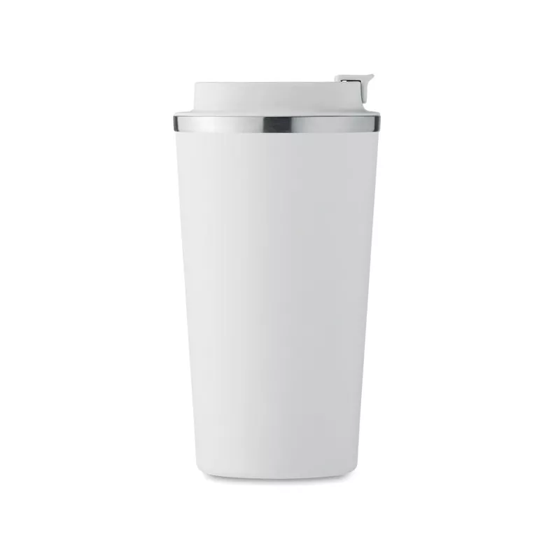 Kubek termiczny ze stali z recyklingu 510 ml BRACE + - Bialy (MO6579-06)