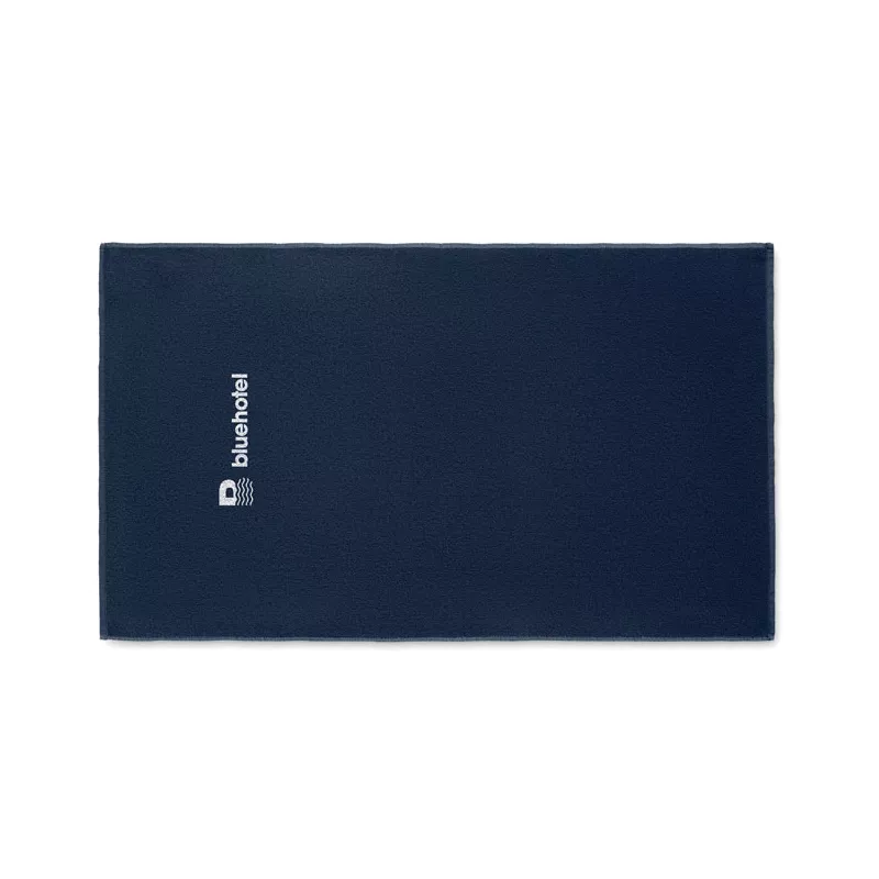 Ręcznik żakardowy SEAQUAL® 100x170 cm 500 g/m² WATER - Niebieski (MO2060-04)