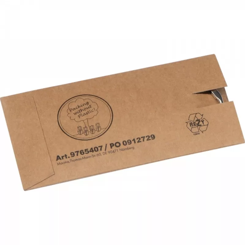 Brelok metalowy domek GILBERT - szary (9765407)