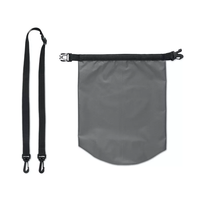 Torba wodoodporna RPET ripstop 5 l BOLSAIBLE + - Kamienny Szary (MO2465-15)