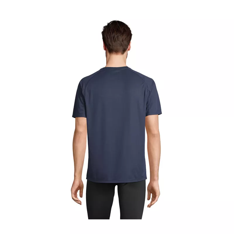 Koszulka sportowa unisex z recyklingu Sol's VORTEX - French Navy (S04787-FN)