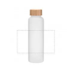 centered around the bottle