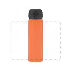 centered around the bottle