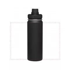 centered around the bottle